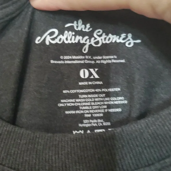 Maurices Gray Rolling Stones Graphic Tee - Picture 4 of 6